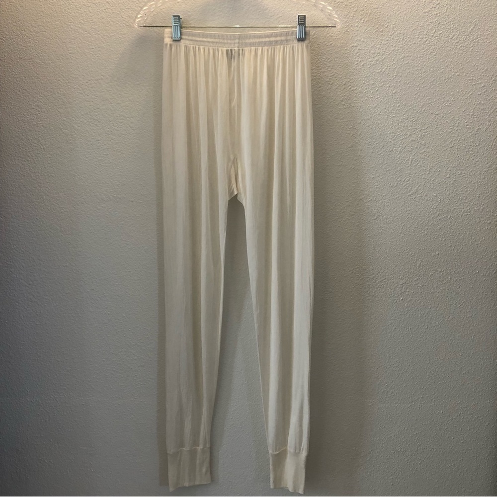 Women’s WinterSilks Vintage Thermal Silk Base Layer in Off-white Size XXS